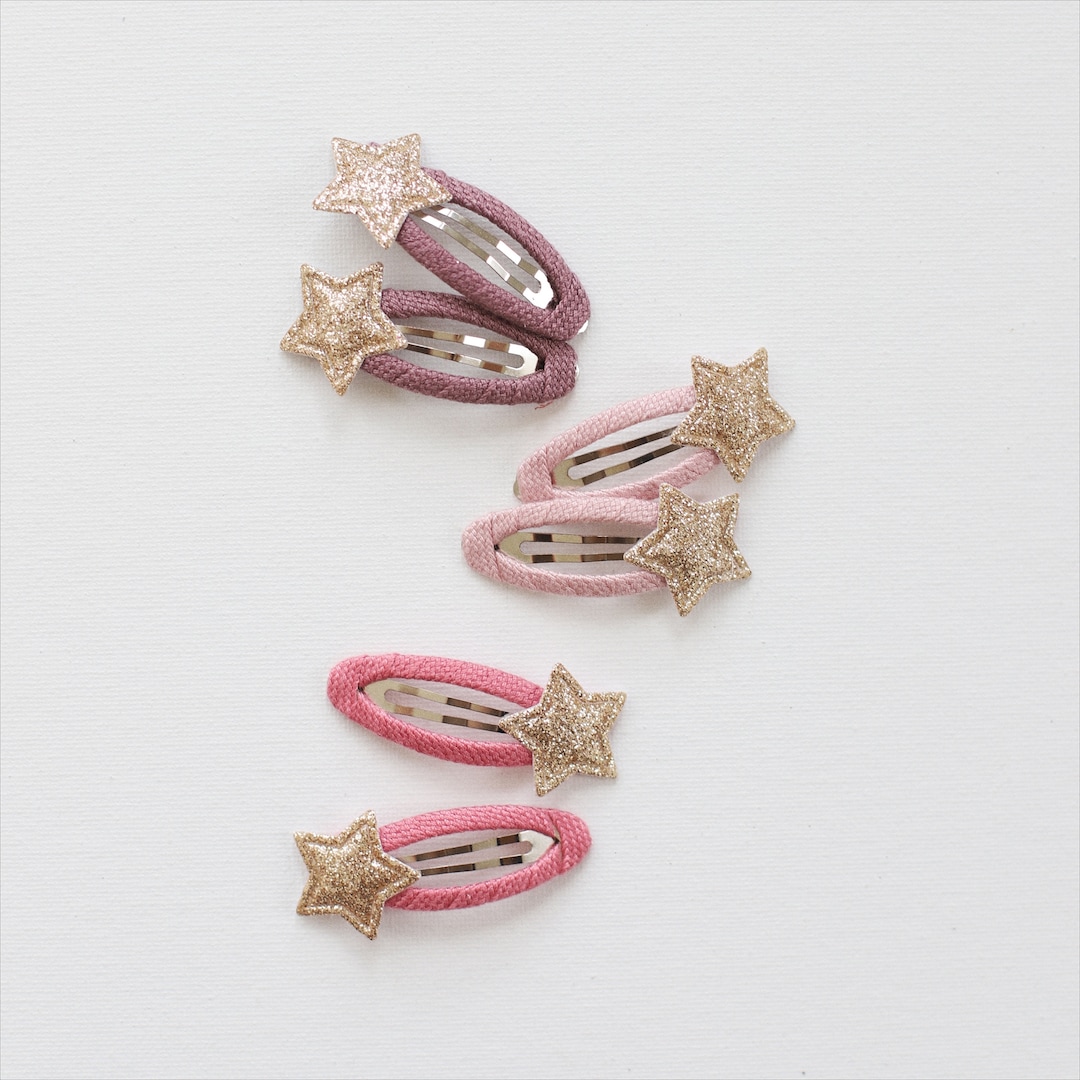 Babyhug Star Shaped Snap Clips Pack of 10 - Multicolor main image 0