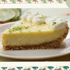 Best Key Lime Pie Recipe / Grandma&#39;s Cookbook/ Florida Key Limes / Homemade Pie / Graham Cracker Crust / Instant Recipe Digital Download