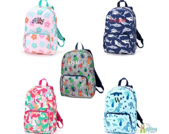 Personalized Backpack, Monogrammed Backpack for Kids, School Book Tote, Full Sized Book Bag, Custom Backpack, School Supplies, Boys & Girls