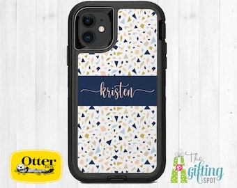 Confetti Personalized OtterBox, Monogrammed OtterBox Case, Apple iPhone Case, Custom Printed Phone Case, Commuter, Defender, or Symmetry