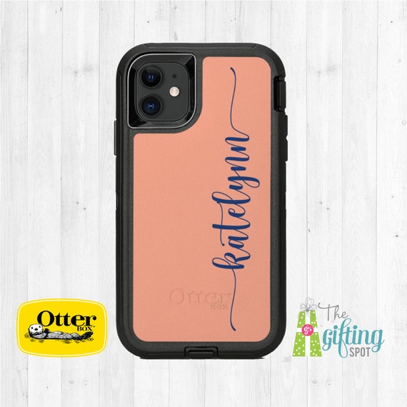 Solid Color Personalized Otterbox, Monogrammed Custom