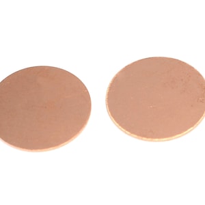 Raw Copper  Round Charms  , 0.8x25 mm Copper Without Hole Blanks , Stamping Copper Charms   MC9