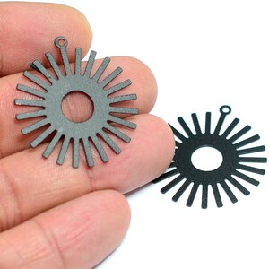 Black Sun Charms  , Black Sun Charms , 0.5x30 mm , Findings    BL157