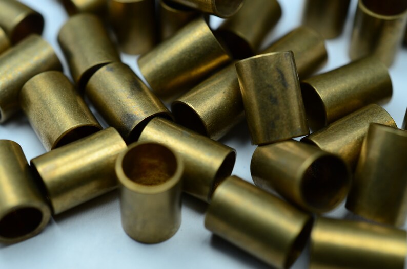 25 Pieces Antique Brass 7x10 Mm Brass Tube Spacers AB124 Etsy