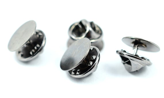 20 Pieces Gunmetal 12 Mm Pad (15/32