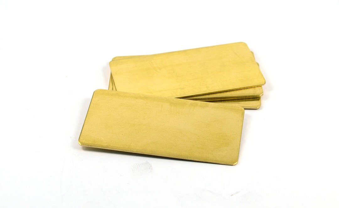 1 Pcs. Brass Sheet 30x60 Mm Rectangular Blanks ,20 Gauge - Etsy