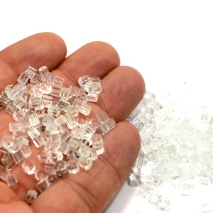 Silicone Earring Backs , 2000 Pcs.( 1000 Pairs ) Earring Backs ,Earring Stopper,(3x3.5 mm )Earring Findings , Jewelry Findings   ERW5