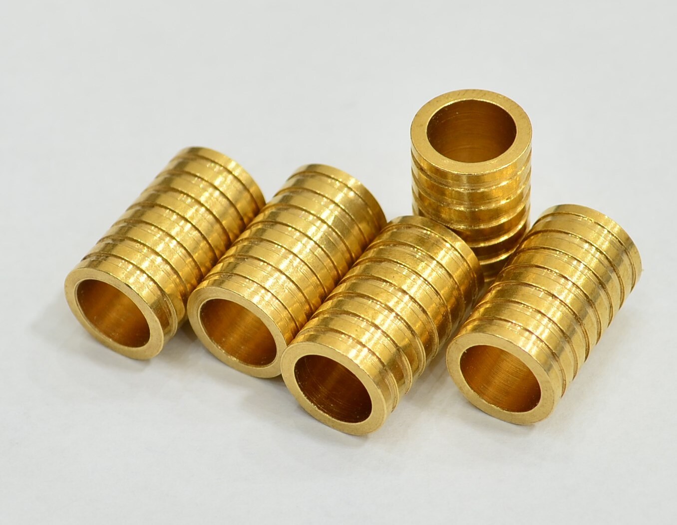 10 個 生真鍮 9 x 15 mm 真鍮スペーサー チューブ コネクタ Z42 - Etsy