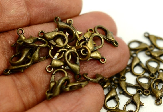 Antique brass lobster on sale clasp