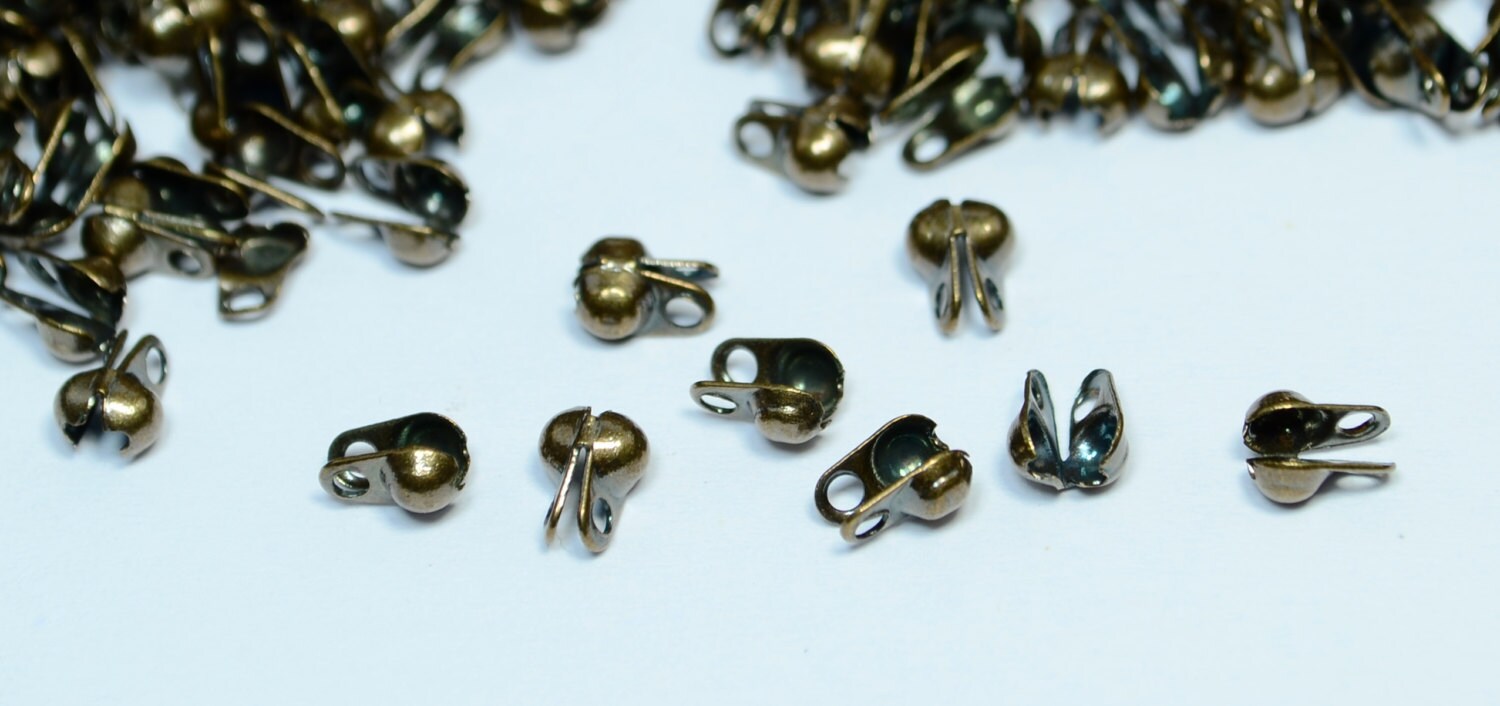 200 Pieces Antique Bronze Ball Chain Connector for 12 mm Etsy