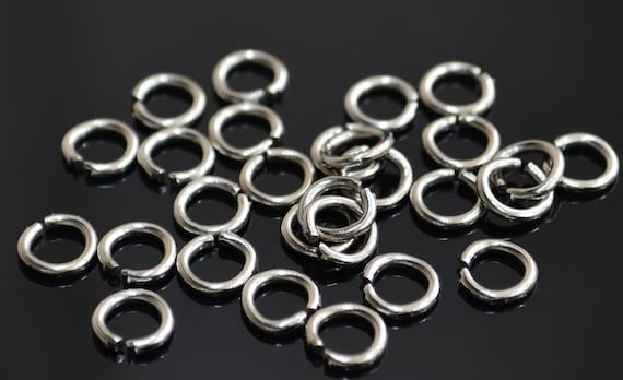 400 Anillos De Salto, 1,2 Mm X 8 Mm/9 Mm/10 Mm, Anillos Abiertos Para Collar, Pulsera, Pendientes, Anillos De Salto, Para Bricolaje, Fabricación De Joyas (plata Y Oro