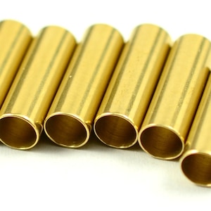 20 Pieces Raw Brass 5x15 mm Industrial Brass Spacers