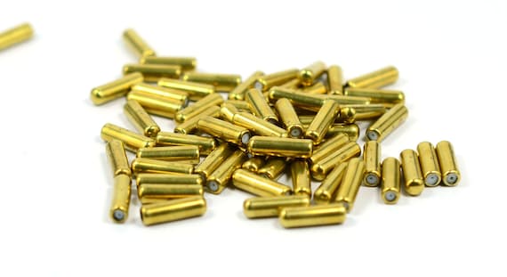 12 個の生真鍮 3 x 10 mm ハットピン、スティックピン クラッチ ゴム 