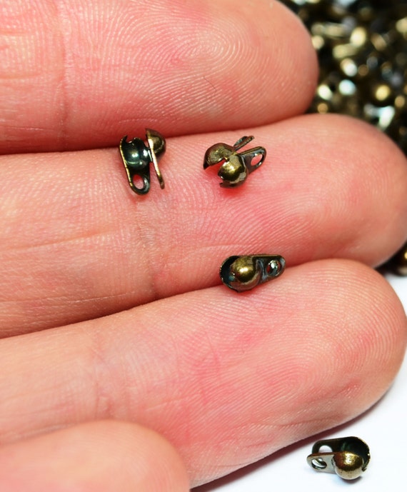 100 Pieces Antique Bronze Ball Chain Connector for 12 Mm or Etsy
