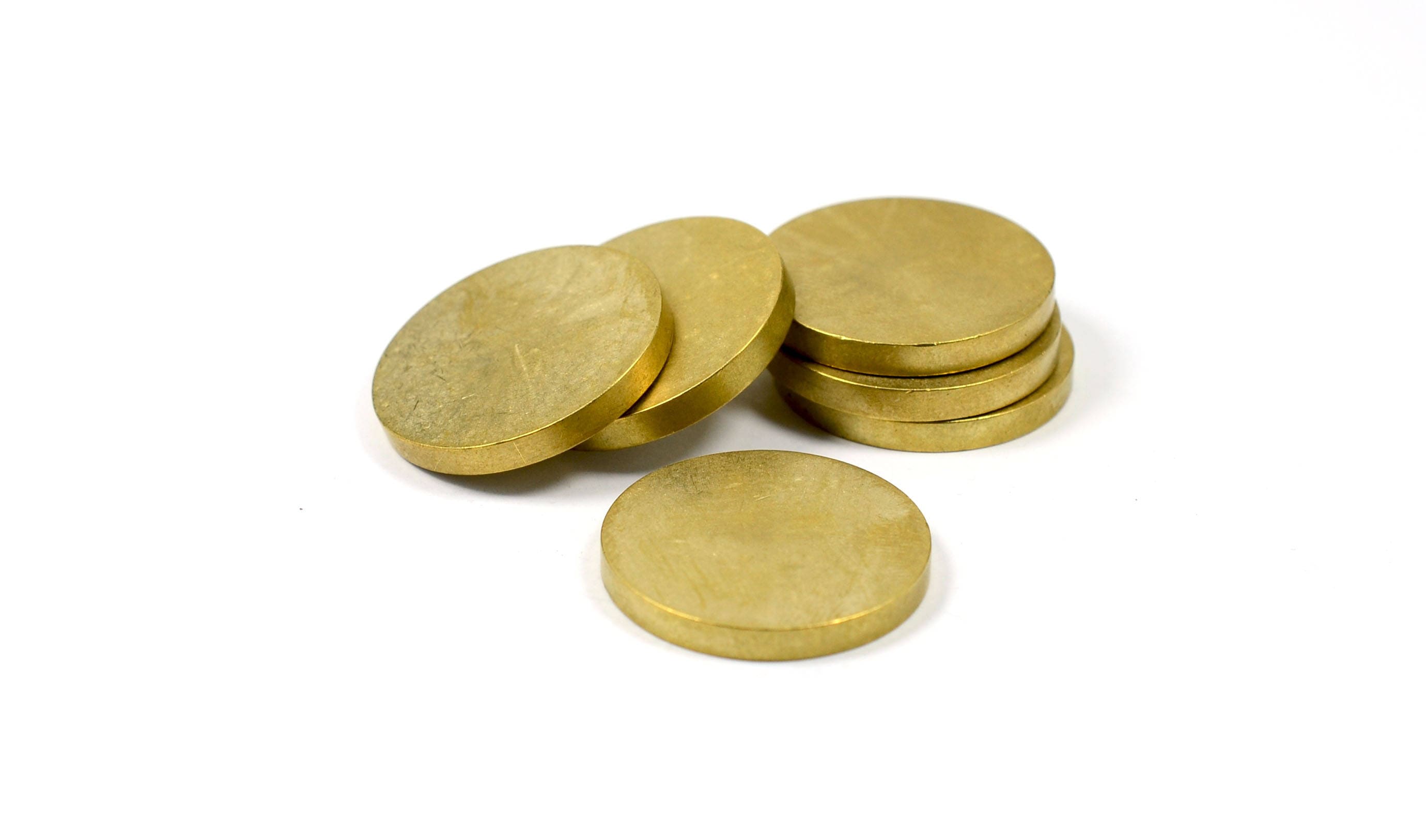 1 Pcs. Solid Brass  3x24 mm Round without Hole Blanks  , 9 Gauge  Z55