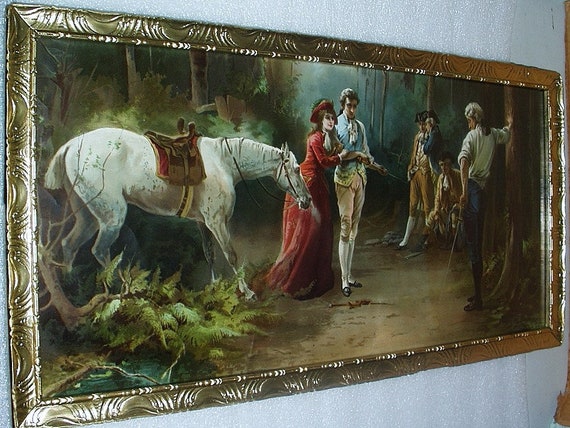 Leinwand-Bild Kunstdruck Hochformat 50x100 Bilder Bezaubernde Gasse