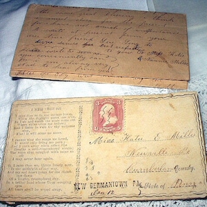 Guerra Civil 1864 Carta Soldado Militar da União Escrevendo para Casa Sobrinho Peter D Eby Morto 9º Regimento da Pensilvânia Papel Histórico Efêmero