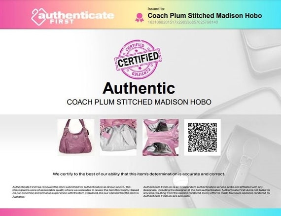 Coach Authenticated Handbag