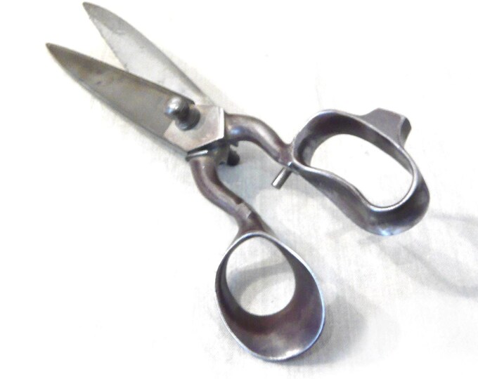 Large Iron Scissors 31 Cm Antique Tools Primitive Tools Master Tailor’s ...