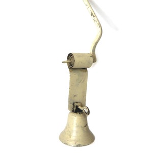 French Antique Entrance Door Bell Old French Shop doorbell Alarm Home Decor Steampunk Component Store Bell Ringer 1930s Entrance Decor