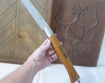 Giant Folding Pocket Knife Opinel #13 Advertising knife for OSRAM Collectibles Collectables Knives 1990s length 50 cm