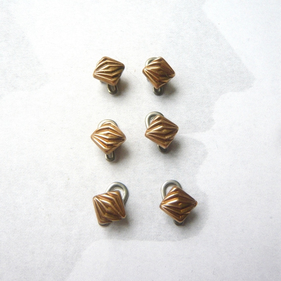 1920s antique collar studs - Gem