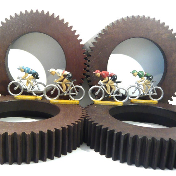 Collection 14 Figurines Cyclistes Cofalu – Tour De France 1960 Peintes à La Main
