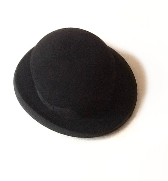 Bowler Hat Vintage 1900-1930s Bowler Hat Men Bowl… - image 3