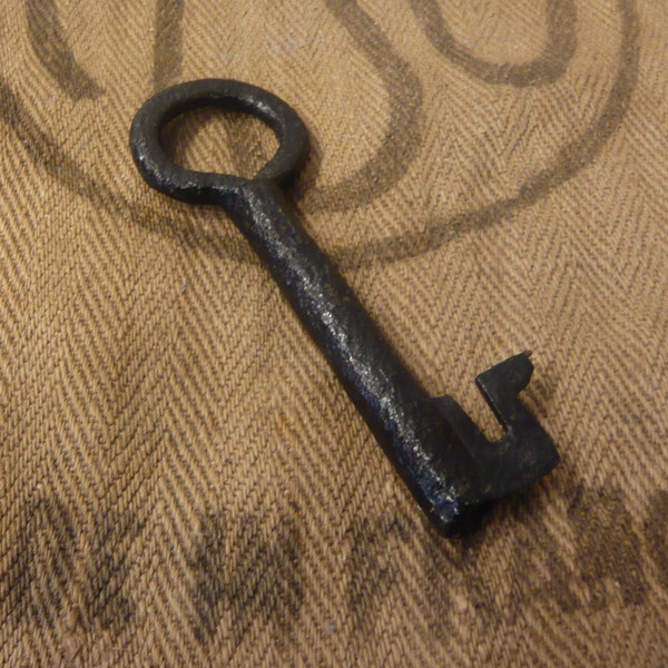 Antique Key with rusty patina French antique Key Home Decor Forget steel Key Late 18th Early 19th