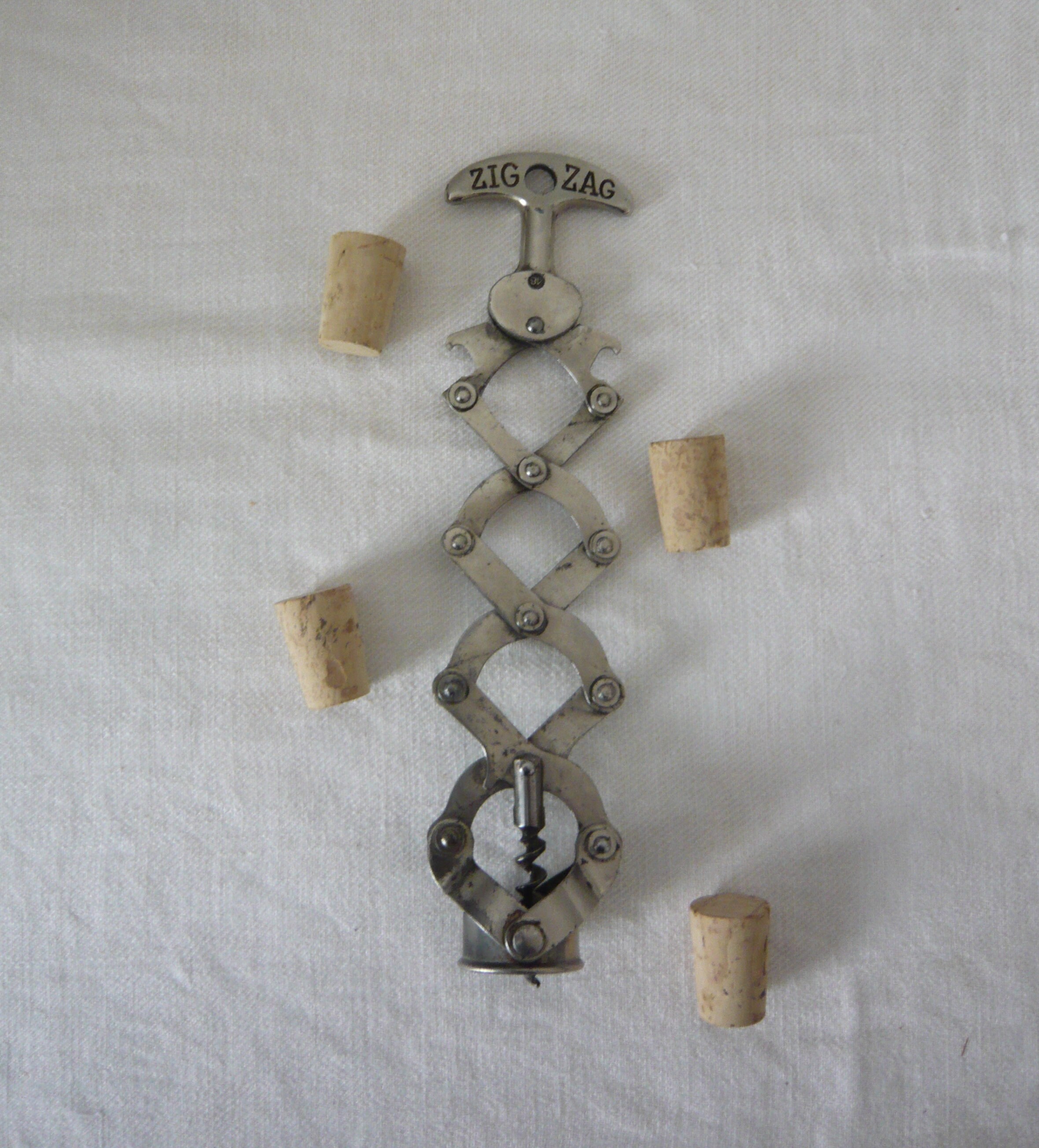 Zig Zag Corkscrew 1948 French Corkscrew Wine Bottle Opener Etsy