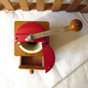 Peugeot Coffee Grinder French Vintage Coffee Mill 1950s Kitchen Decor Kitchen Accessories image 4