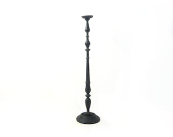 Napoleon III wooden Hat Stand 60 cm Millinery Blackened wooden stand Antique turned wood Hat Stand H60 cm Hat holder Home decor 19th Century