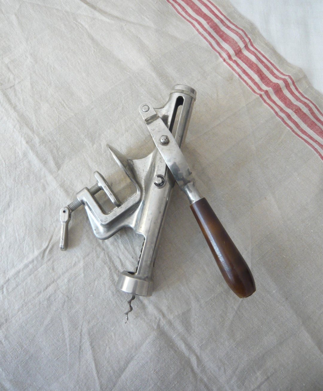 Corkscrew Counter Vintage Counter Corkscrew RAPID Swiss Made Chromed Steel Bar Corkscrew ...