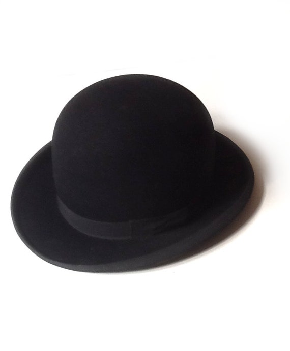 Bowler Hat Vintage 1900-1930s Bowler Hat Men Bowl… - image 8