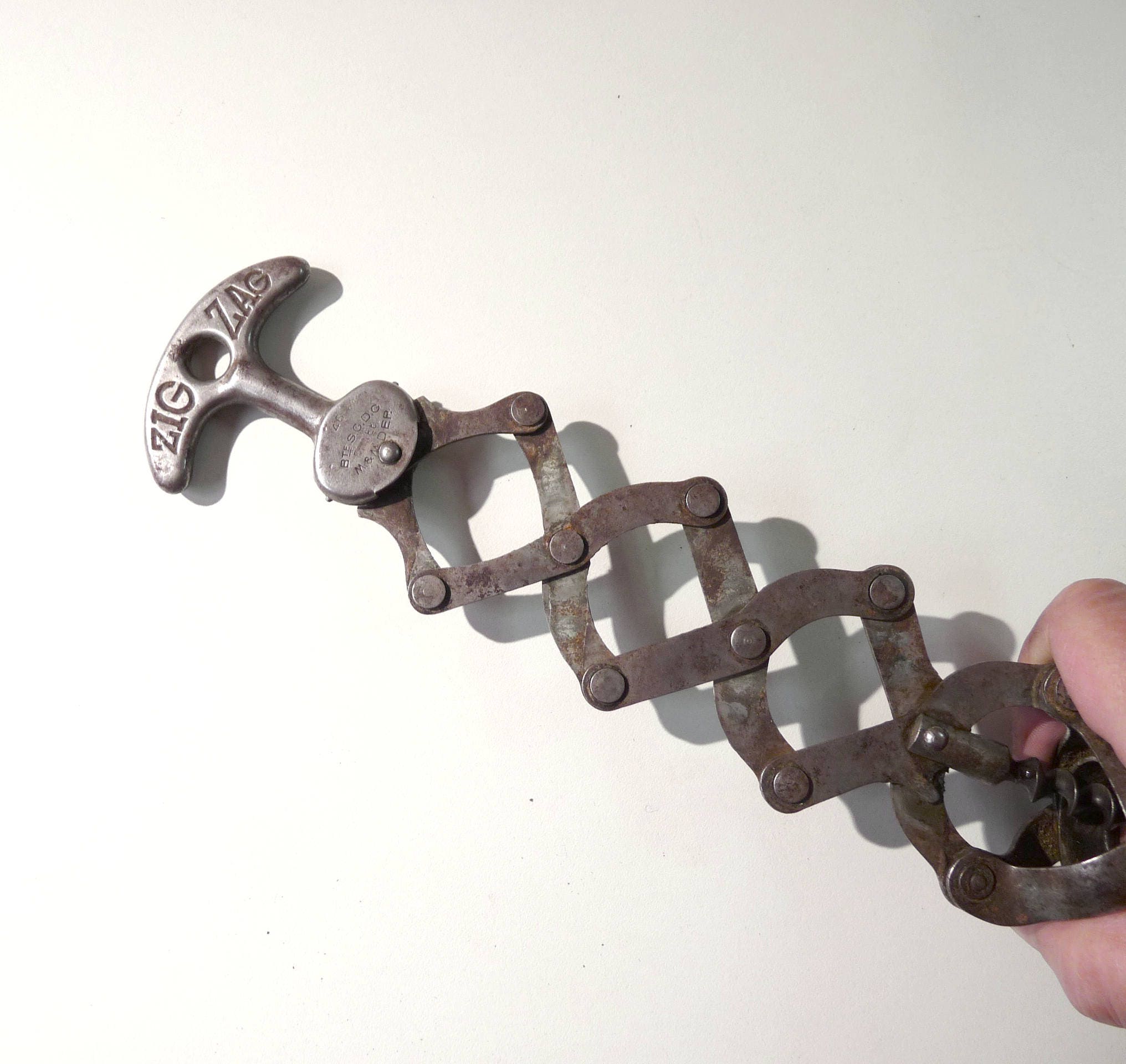 ZIg Zag Corkscrew 1946 French Corkscrew Wine Bottle Opener Etsy