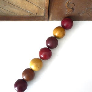 French billiard balls Antique billiard balls Set of 7 balls Antique Toys Collectible balls Home decor Late 19th Century
