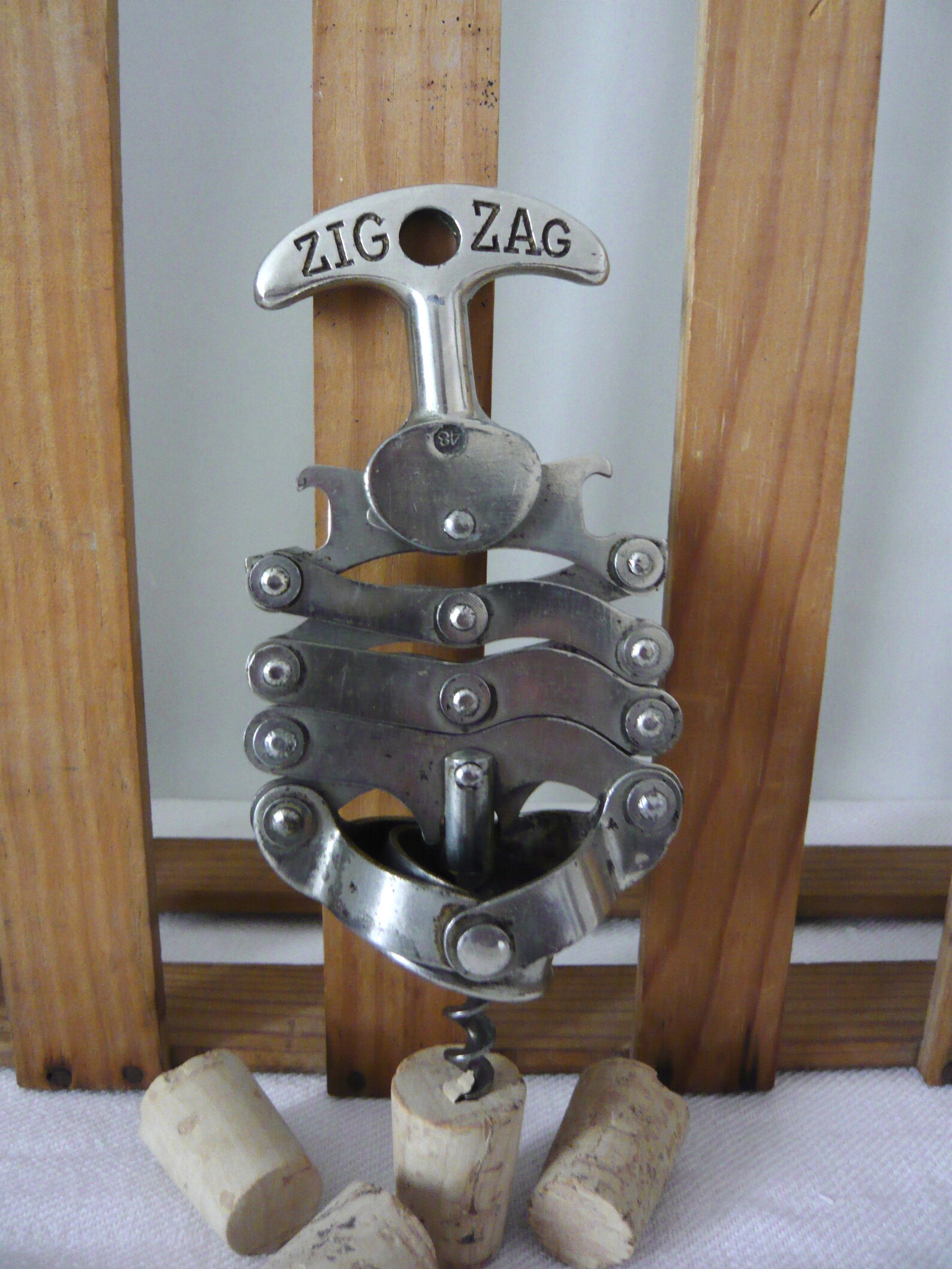 Zig Zag Corkscrew 1948 French Corkscrew Wine Bottle Opener Etsy