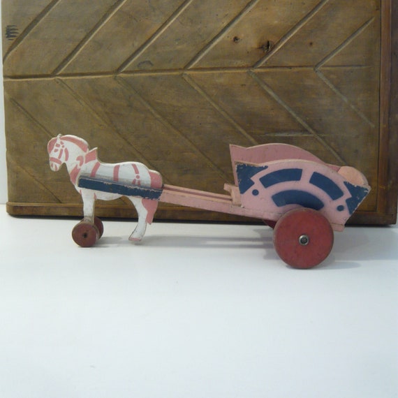 Ferme et Animaux - Ancien jouet en bois