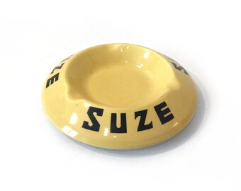 Vintage Advertising Ashtray SUZE Mid Century ceramic Ashtray Moulin des Loups Collectibles Ashtray 1950s Home Bar Decor French Cafe Decor