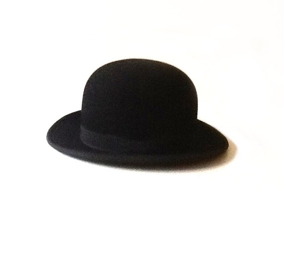 Bowler Hat Vintage 1900-1930s Bowler Hat Men Bowl… - image 6