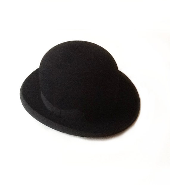 Bowler Hat Vintage 1900-1930s Bowler Hat Men Bowl… - image 1