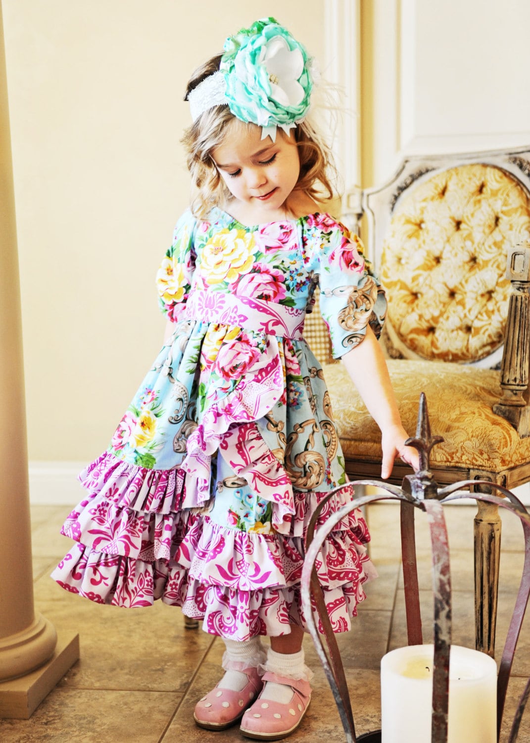 Sale..buy 2 Get 1 Free..victorian Romance Girl's Dress Etsy