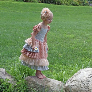 Instant Download PDF Sewing Pattern Tutorial Sugarplum Princess Girl's Dress, 6-12m to 10 image 2