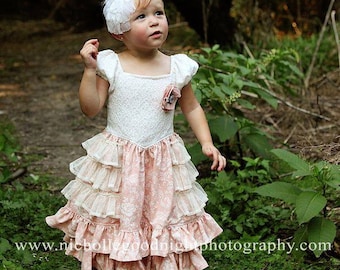 Descarga instantánea PDF Patrón de costura Tutorial Sugarplum Princess Vestido de niña, 6-12m a 10