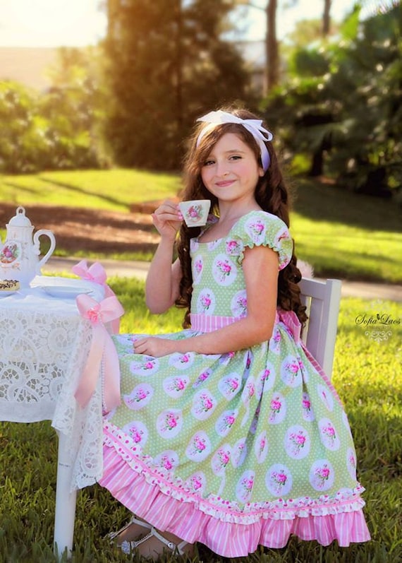 Josephine Peasant Apron Dress Instant Download PDF Sewing Pattern