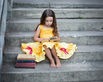 Descarga instantánea PDF Patrón de costura Alexia Blusa fruncida Vestido de fiesta fruncido Top o Vestido de verano, 6-12 m a 8