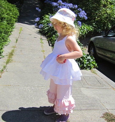 Instant Download PDF Sewing Pattern Tutorial Allison Dress & Double Ruffle Halter Top for Girls, 6-12 M to 8