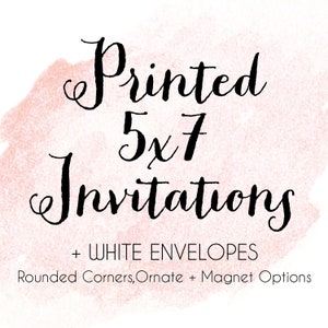Printed Invitations with Envelopes, Invitation Printing, Invite Printing, Holiday Printing, Printing Custom Invitations, Invitations
