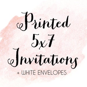 Printed Invitations with Envelopes, Invitation Printing, Invite Printing, Holiday Printing, Printing Custom Invitations, Invitations