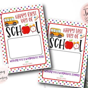 First Day Of School Gift Card Holder, Last Day of School Gift Card Holder, Have A Great Year Teacher Gift Card, Teacher Thank You Gift pto
